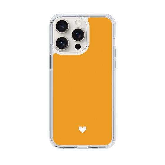 Slim Protection Case［ Original - Favorite Color Heart - Orange ］