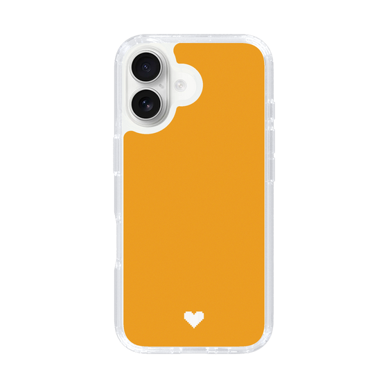Slim Protection Case［ Original - Favorite Color Heart - Orange ］