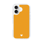Slim Protection Case［ Original - Favorite Color Heart - Orange ］