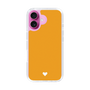 Slim Protection Case［ Original - Favorite Color Heart - Orange ］