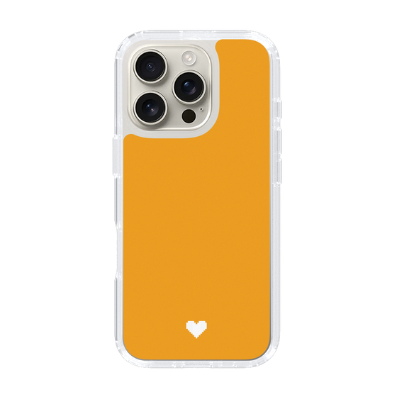 Slim Protection Case［ Original - Favorite Color Heart - Orange ］