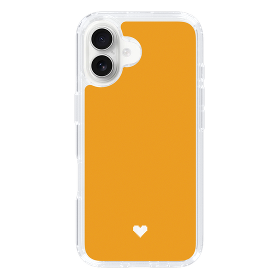 Slim Protection Case［ Original - Favorite Color Heart - Orange ］