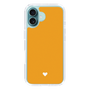 Slim Protection Case［ Original - Favorite Color Heart - Orange ］