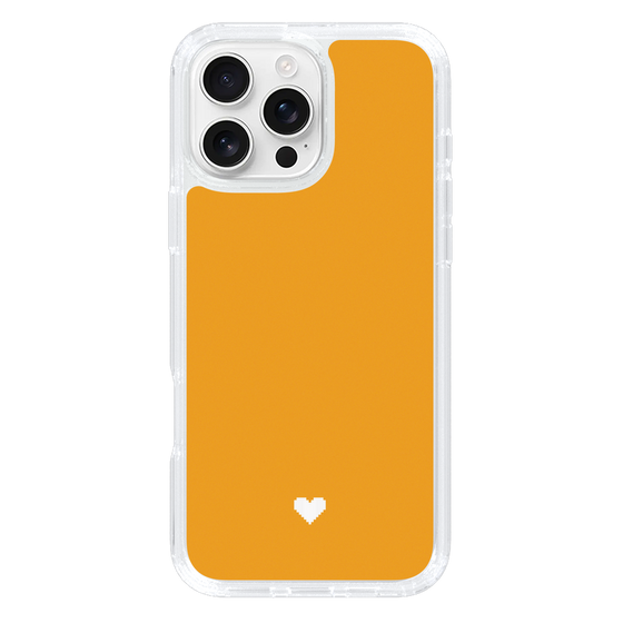 Slim Protection Case［ Original - Favorite Color Heart - Orange ］