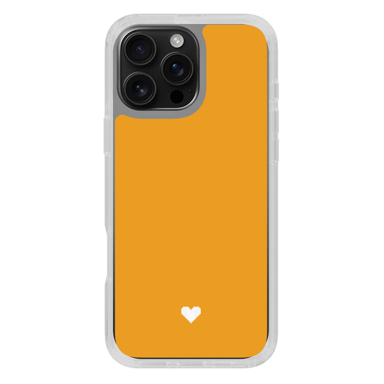 Slim Protection Case［ Original - Favorite Color Heart - Orange ］