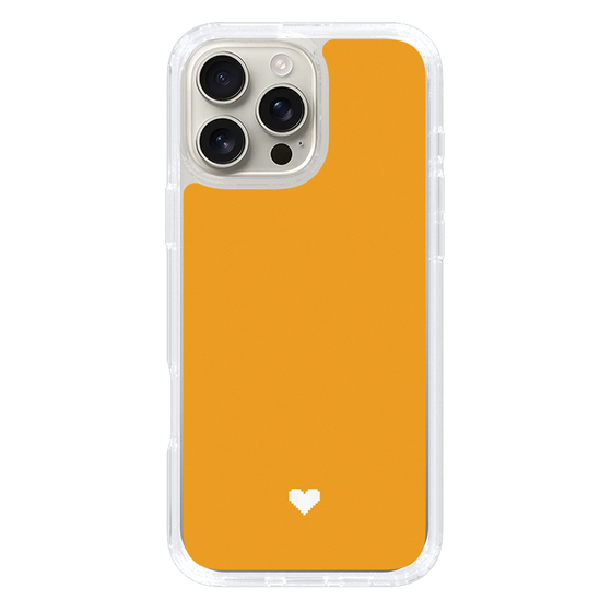 Slim Protection Case［ Original - Favorite Color Heart - Orange ］