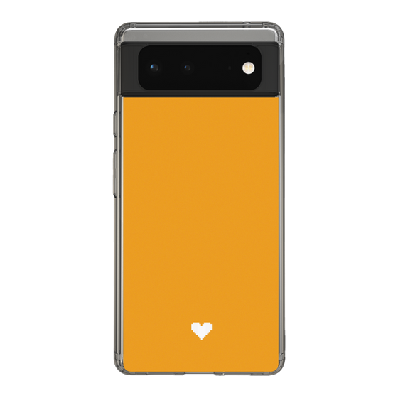 Slim Protection Case［ Original - Favorite Color Heart - Orange ］