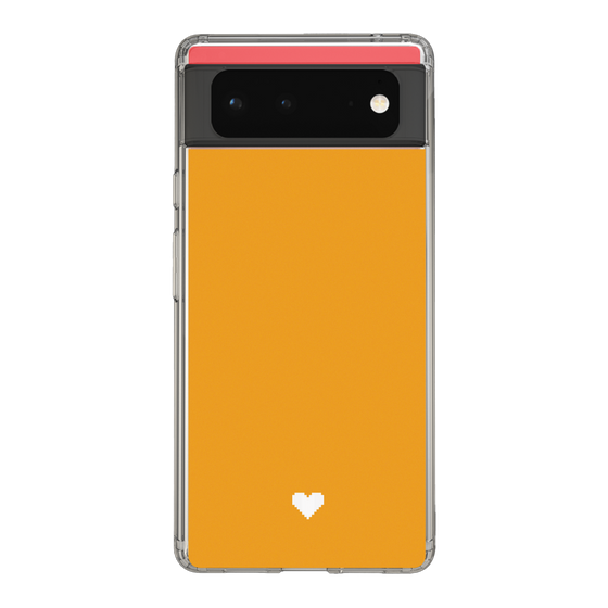 Slim Protection Case［ Original - Favorite Color Heart - Orange ］