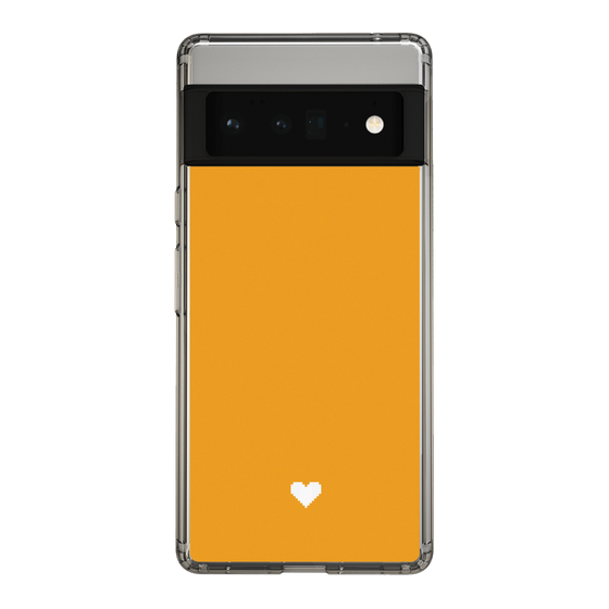 Slim Protection Case［ Original - Favorite Color Heart - Orange ］