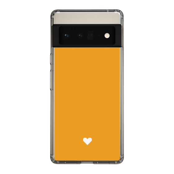 Slim Protection Case［ Original - Favorite Color Heart - Orange ］