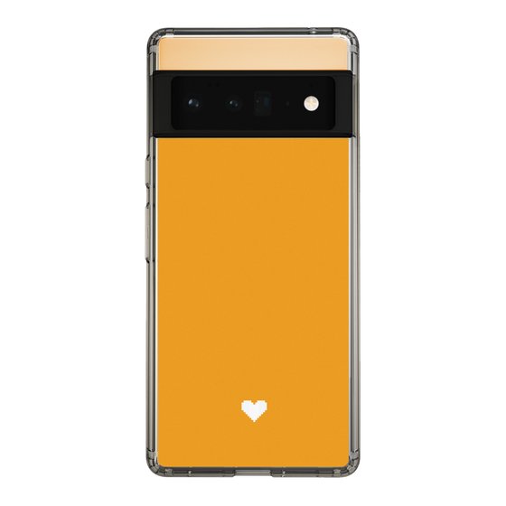 Slim Protection Case［ Original - Favorite Color Heart - Orange ］