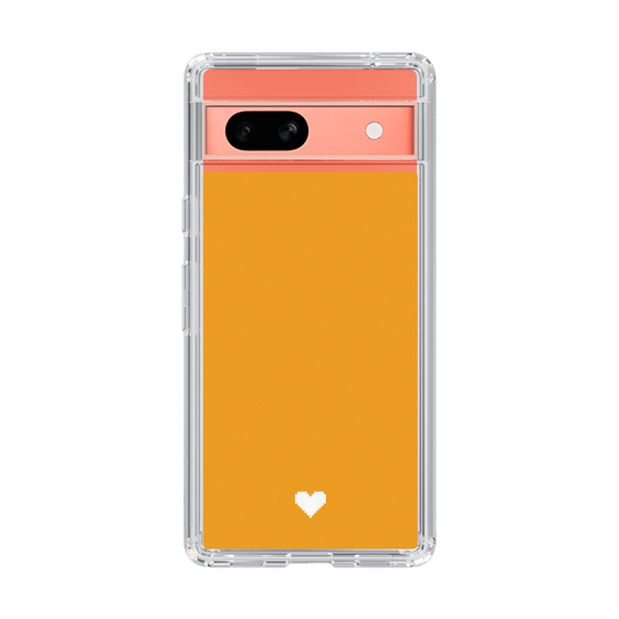 Slim Protection Case［ Original - Favorite Color Heart - Orange ］