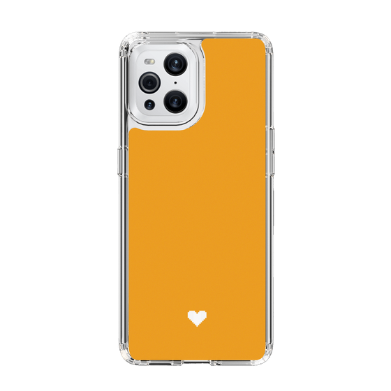 Slim Protection Case［ Original - Favorite Color Heart - Orange ］