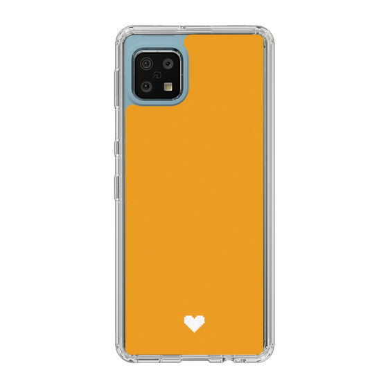 Slim Protection Case［ Original - Favorite Color Heart - Orange ］