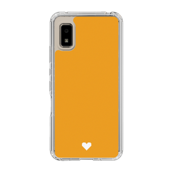 Slim Protection Case［ Original - Favorite Color Heart - Orange ］