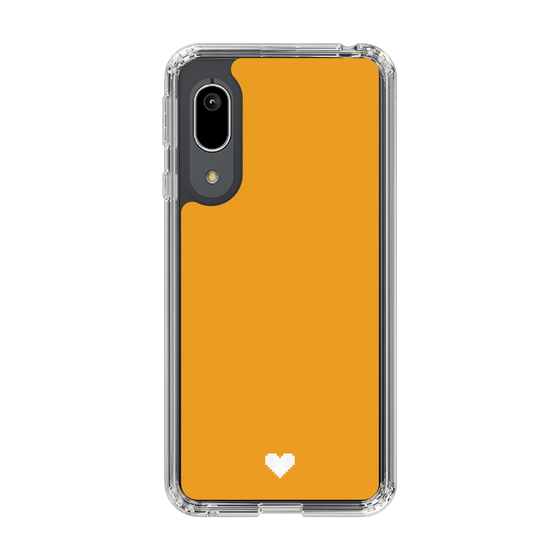 Slim Protection Case［ Original - Favorite Color Heart - Orange ］