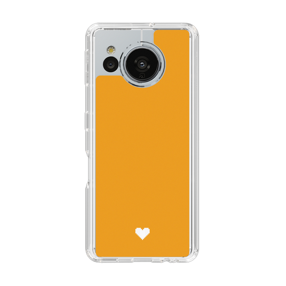 Slim Protection Case［ Original - Favorite Color Heart - Orange ］