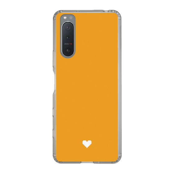 Slim Protection Case［ Original - Favorite Color Heart - Orange ］