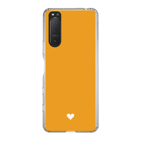 Slim Protection Case［ Original - Favorite Color Heart - Orange ］
