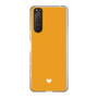 Slim Protection Case［ Original - Favorite Color Heart - Orange ］