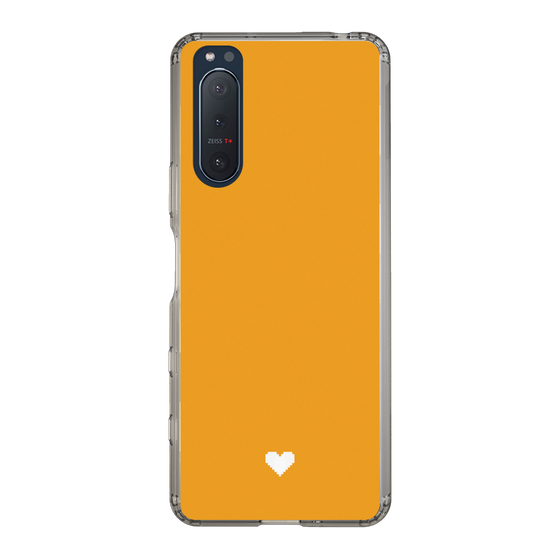 Slim Protection Case［ Original - Favorite Color Heart - Orange ］