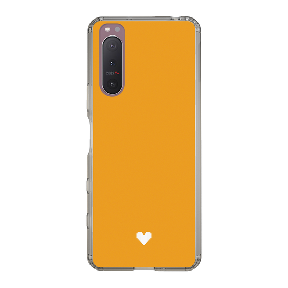 Slim Protection Case［ Original - Favorite Color Heart - Orange ］