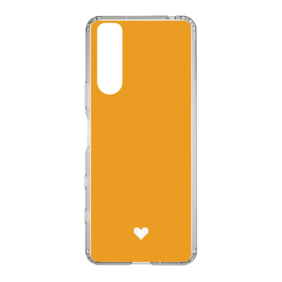 Slim Protection Case［ Original - Favorite Color Heart - Orange ］