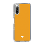 Slim Protection Case［ Original - Favorite Color Heart - Orange ］