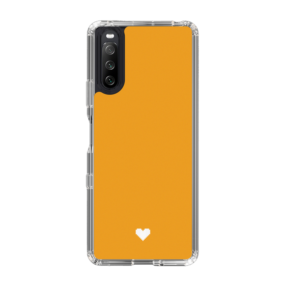 Slim Protection Case［ Original - Favorite Color Heart - Orange ］