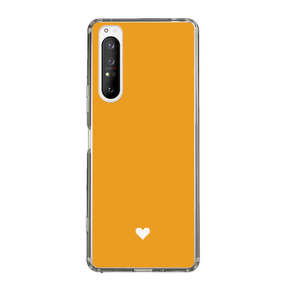 Slim Protection Case［ Original - Favorite Color Heart - Orange ］