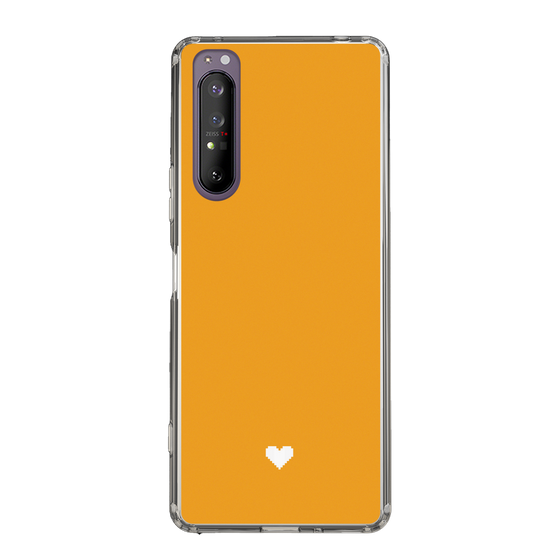 Slim Protection Case［ Original - Favorite Color Heart - Orange ］