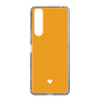 Slim Protection Case［ Original - Favorite Color Heart - Orange ］
