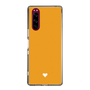 Slim Protection Case［ Original - Favorite Color Heart - Orange ］
