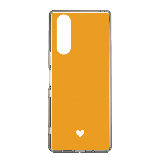 Slim Protection Case［ Original - Favorite Color Heart - Orange ］