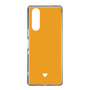 Slim Protection Case［ Original - Favorite Color Heart - Orange ］