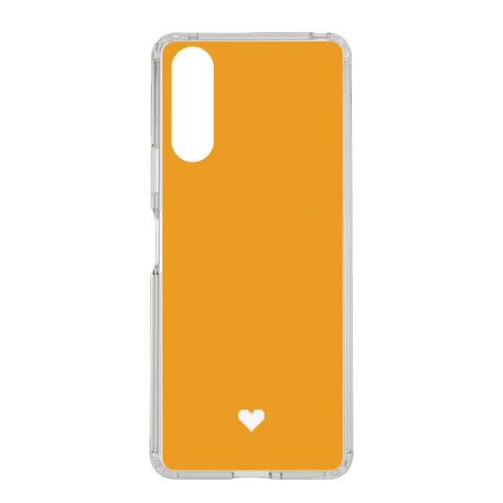 Slim Protection Case［ Original - Favorite Color Heart - Orange ］