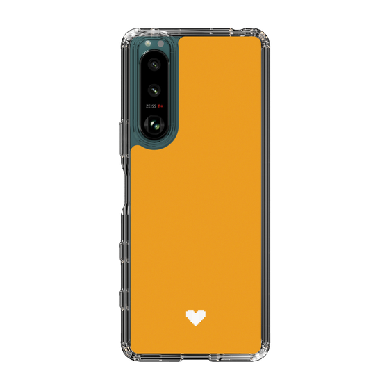 Slim Protection Case［ Original - Favorite Color Heart - Orange ］