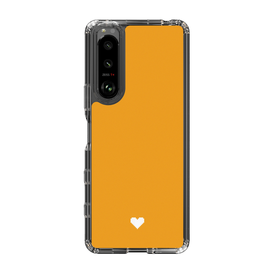 Slim Protection Case［ Original - Favorite Color Heart - Orange ］