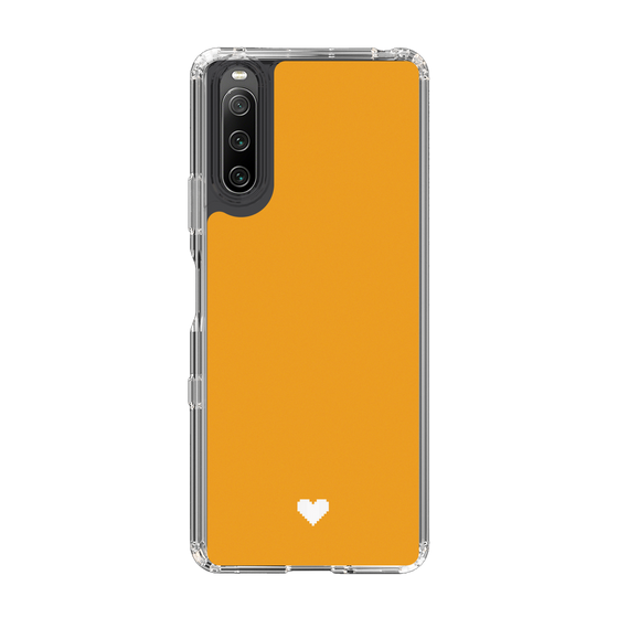 Slim Protection Case［ Original - Favorite Color Heart - Orange ］