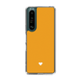 Slim Protection Case［ Original - Favorite Color Heart - Orange ］