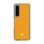 Slim Protection Case［ Original - Favorite Color Heart - Orange ］