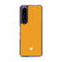 Slim Protection Case［ Original - Favorite Color Heart - Orange ］