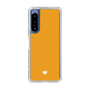 Slim Protection Case［ Original - Favorite Color Heart - Orange ］