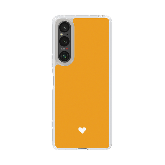Slim Protection Case［ Original - Favorite Color Heart - Orange ］