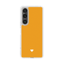 Slim Protection Case［ Original - Favorite Color Heart - Orange ］
