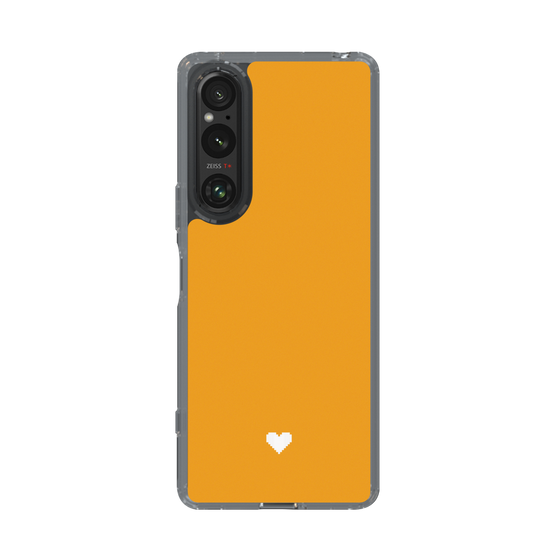 Slim Protection Case［ Original - Favorite Color Heart - Orange ］