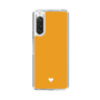 Slim Protection Case［ Original - Favorite Color Heart - Orange ］