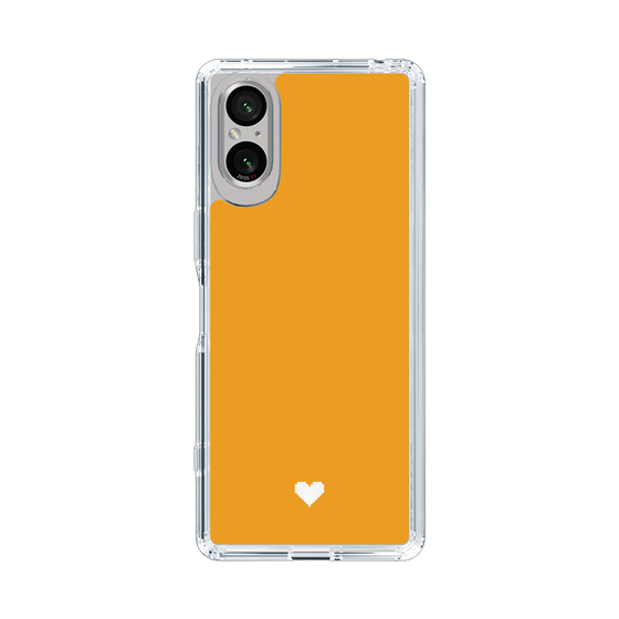 Slim Protection Case［ Original - Favorite Color Heart - Orange ］