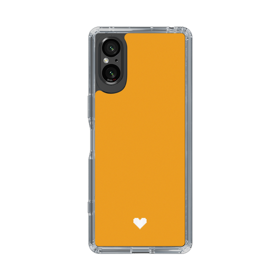 Slim Protection Case［ Original - Favorite Color Heart - Orange ］
