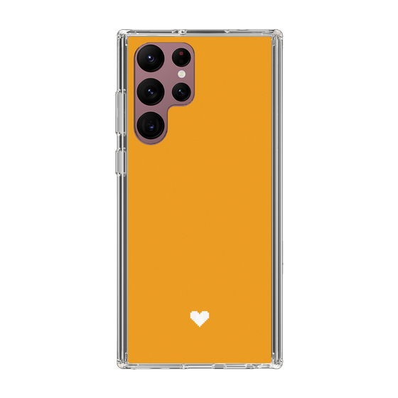 Slim Protection Case［ Original - Favorite Color Heart - Orange ］
